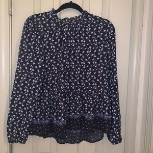 LOFT Floral Blouse